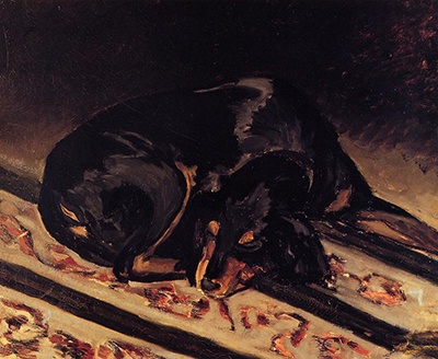 The Dog Rita Asleep Frederic Bazille